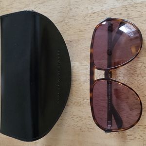 Marc by Marc Jacobs large aviator tortoise sunglasses